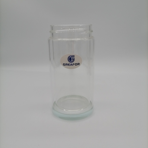 High Borosilicate Glass Water Bottle Custom Logo Tea Infuser glass bottles