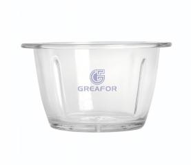 HJ-01 Meat Grinder Glass Bowl | OEM Replacement Food Chopper Glass Bowl Manufacturer