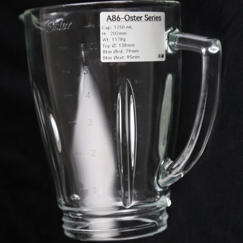 A86 Compatible Blender Glass Jar | Durable OEM Replacement for Wholesale Supply