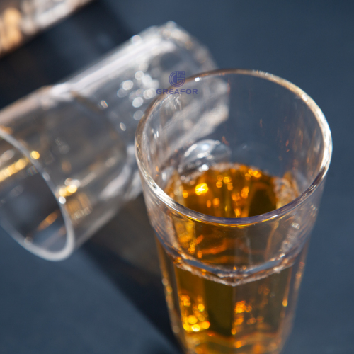 hot sale custom logo good quality restaurant water glass