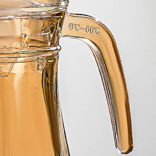 Northern Europe simple style amber cold water home sets diamond hexagonal drinking water cup